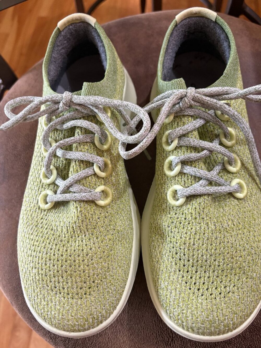 Allbirds Women's Tree Dasher Lime Green Sneakers Sz 10.5 - Picture 1 of 5